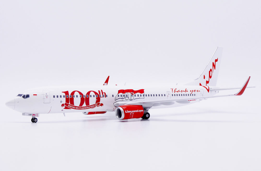 JC WINGS B737-900ER LION AIR "100TH BOEING NEXT-GENERATION 737" REG: PK-LOF