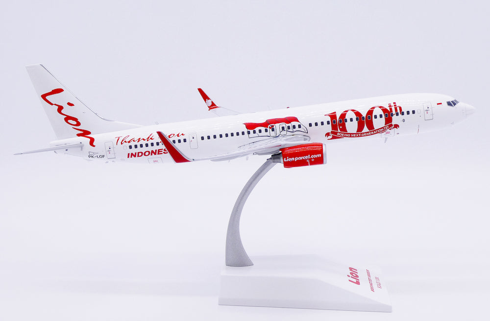 JC WINGS B737-900ER LION AIR "100TH BOEING NEXT-GENERATION 737" REG: PK-LOF