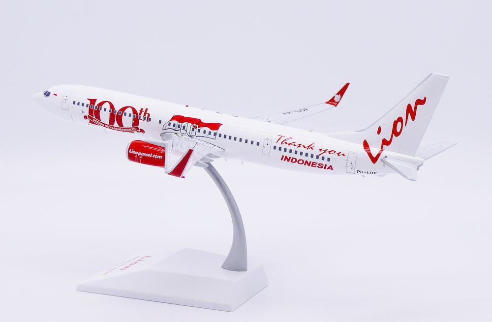 JC WINGS B737-900ER LION AIR "100TH BOEING NEXT-GENERATION 737" REG: PK-LOF