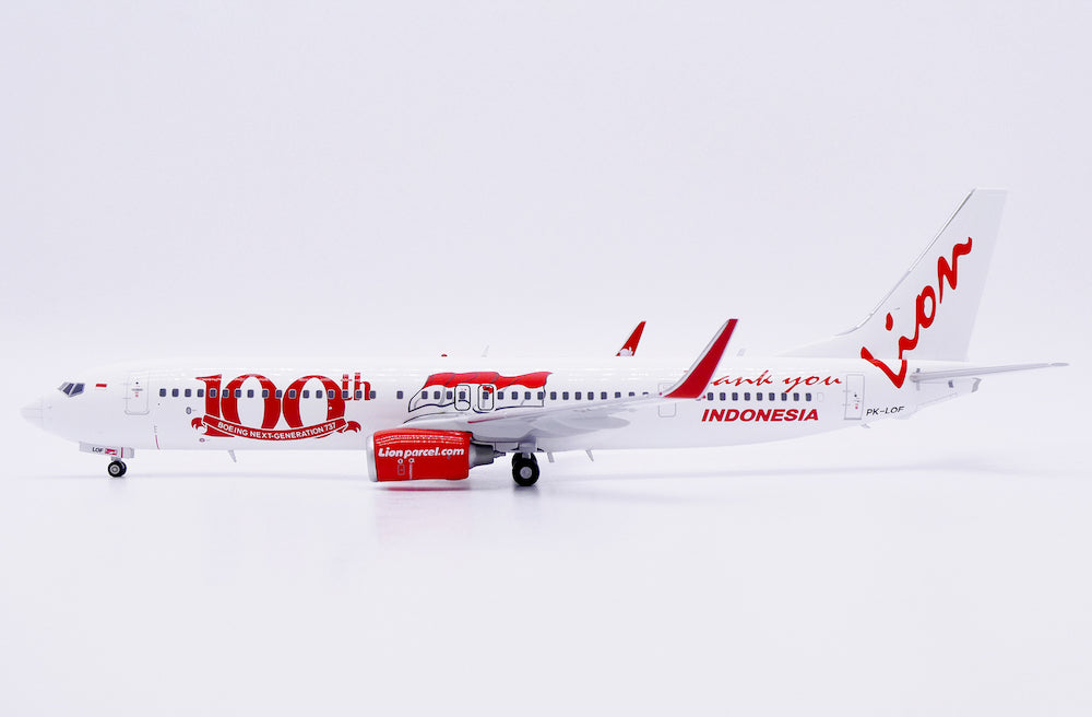 JC WINGS B737-900ER LION AIR "100TH BOEING NEXT-GENERATION 737" REG: PK-LOF