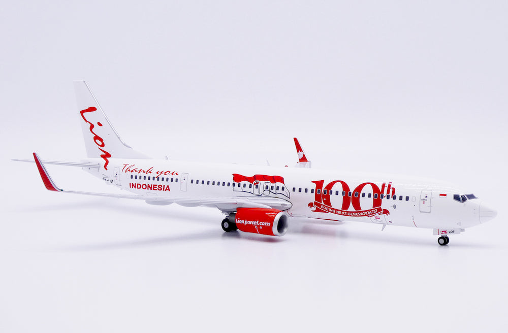 JC WINGS B737-900ER LION AIR "100TH BOEING NEXT-GENERATION 737" REG: PK-LOF