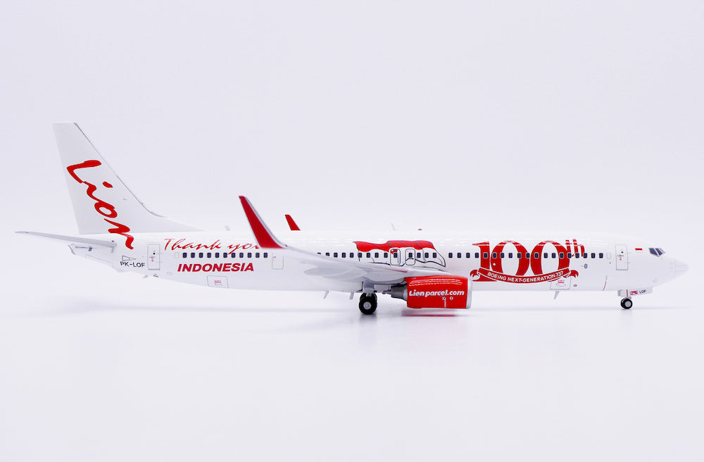 JC WINGS B737-900ER LION AIR "100TH BOEING NEXT-GENERATION 737" REG: PK-LOF