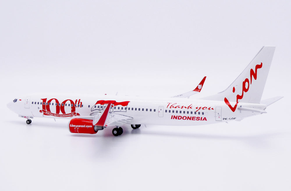 JC WINGS B737-900ER LION AIR "100TH BOEING NEXT-GENERATION 737" REG: PK-LOF
