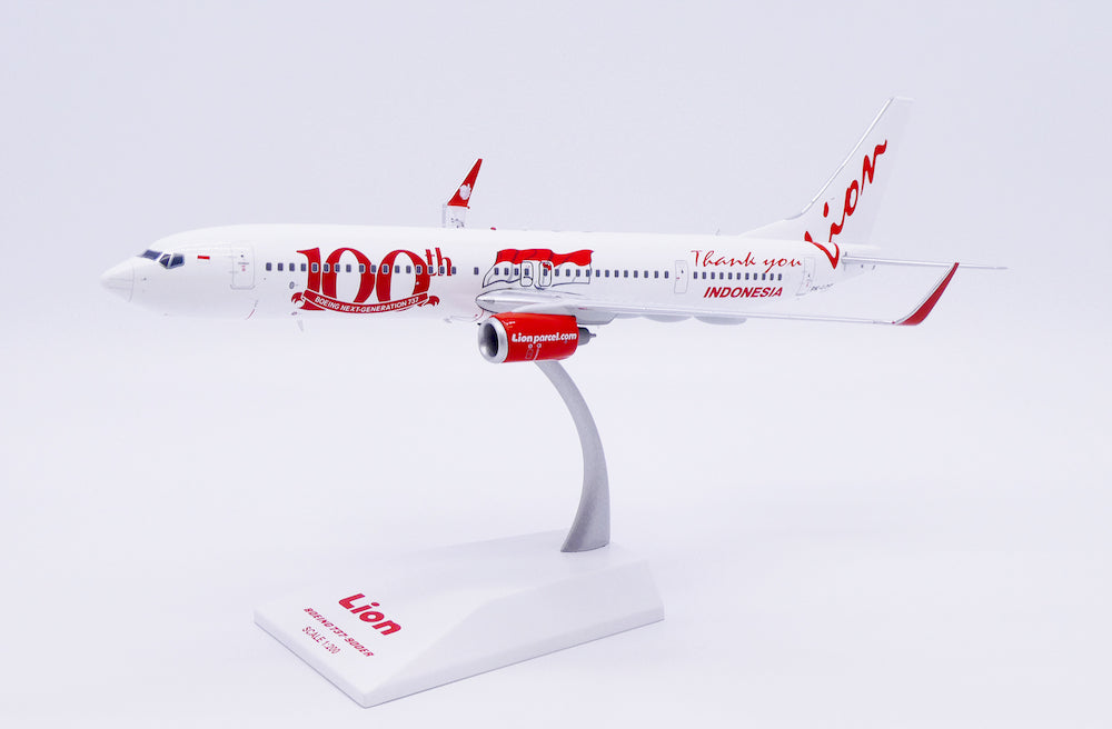 JC WINGS B737-900ER LION AIR "100TH BOEING NEXT-GENERATION 737" REG: PK-LOF