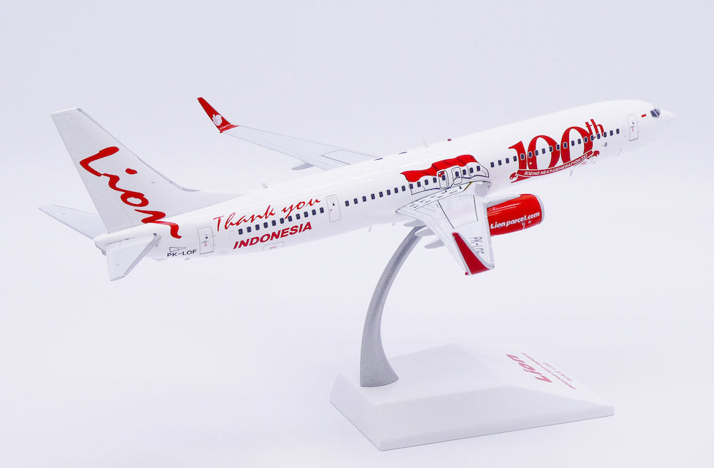 JC WINGS B737-900ER LION AIR "100TH BOEING NEXT-GENERATION 737" REG: PK-LOF