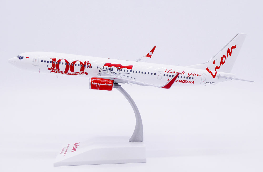 JC WINGS B737-900ER LION AIR "100TH BOEING NEXT-GENERATION 737" REG: PK-LOF