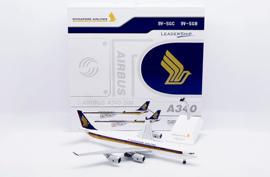 JC WINGS A340-500 SINGAPORE AIRLINES "OLD TITLES" REG: 9V-SGC