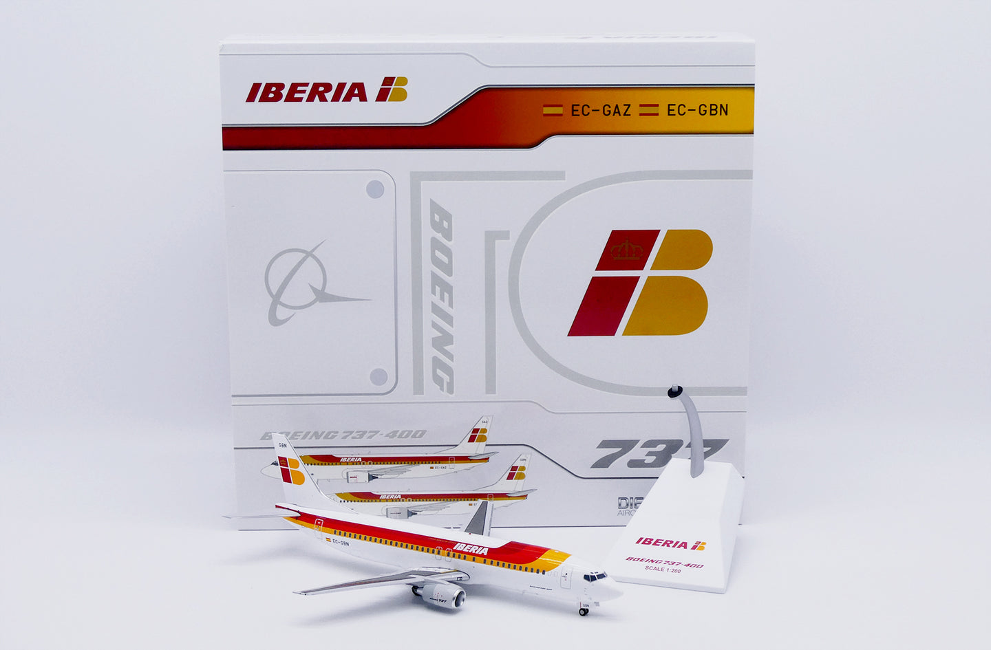 JC WINGS B737-400 IBERIA REG: EC-GBN