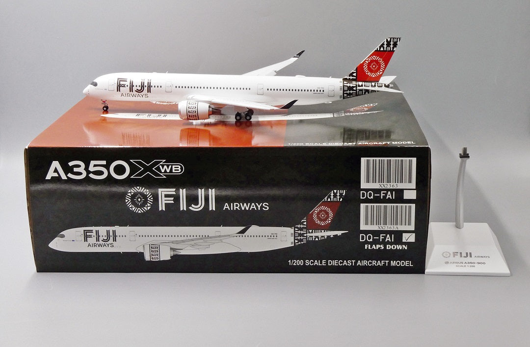 JC WINGS A350-900XWB FIJI AIRWAYS (FLAPS DOWN) REG: DQ-FAI