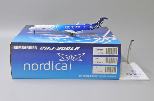 JC WINGS CRJ-900 POLISH AIRLINES (LOT) "NORDICA LIVERY" REG: ES-ACB