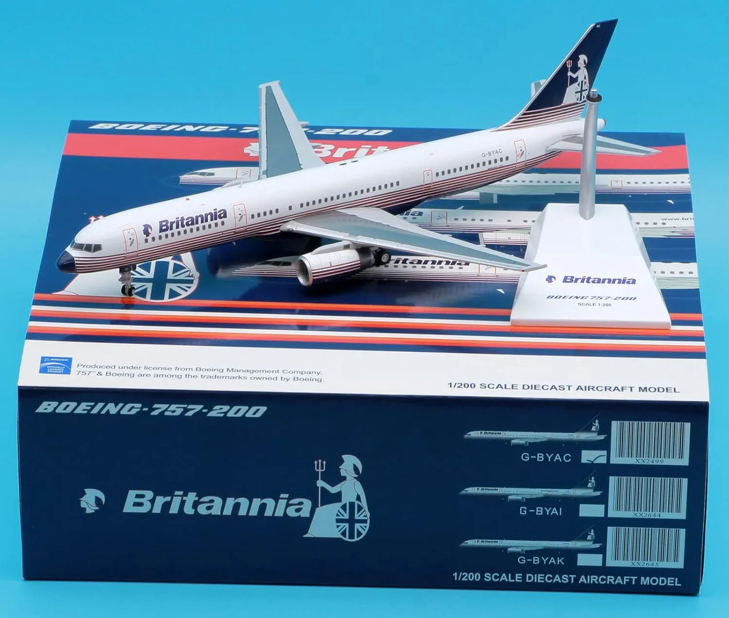 JC WINGS B757-2T7 BRITANNIA AIRWAYS REG: G-BYAC