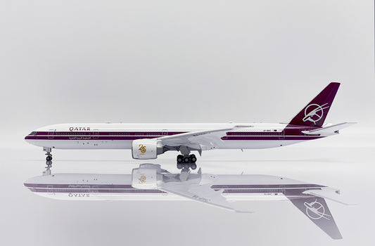 JCWINGS B777-300(ER) QATAR AIRWAYS "RETRO LIVERY" (FLAPS DOWN) REG: A7-BAC