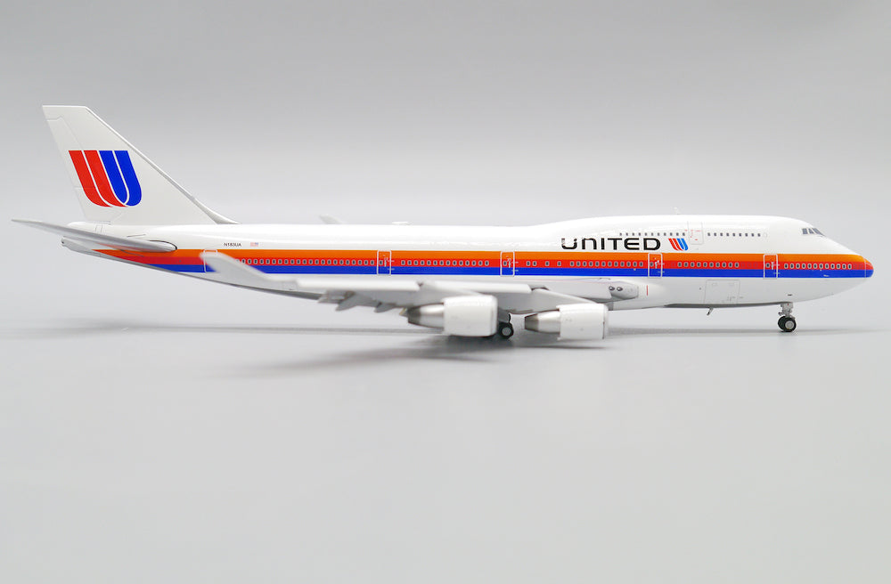 JC WINGS B747-400 UNITED AIRLINES (FLAPS DOWN) REG: N183UA