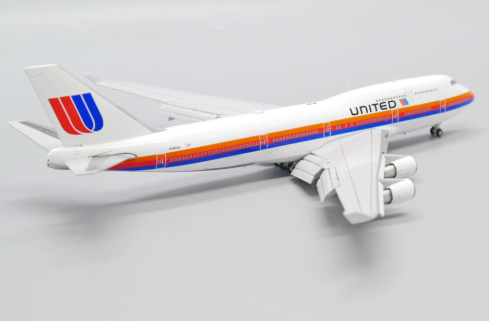 JC WINGS B747-400 UNITED AIRLINES (FLAPS DOWN) REG: N183UA