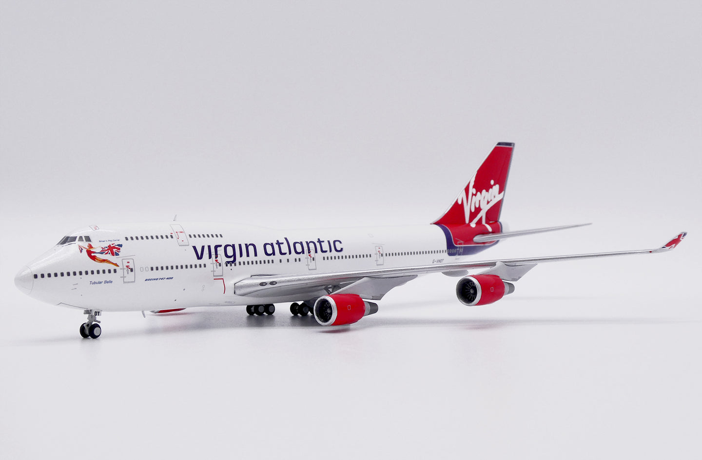 JC WINGS B747-400 VIRGIN ATLANTIC "TUBULAR BELLE" REG: G-VHOT