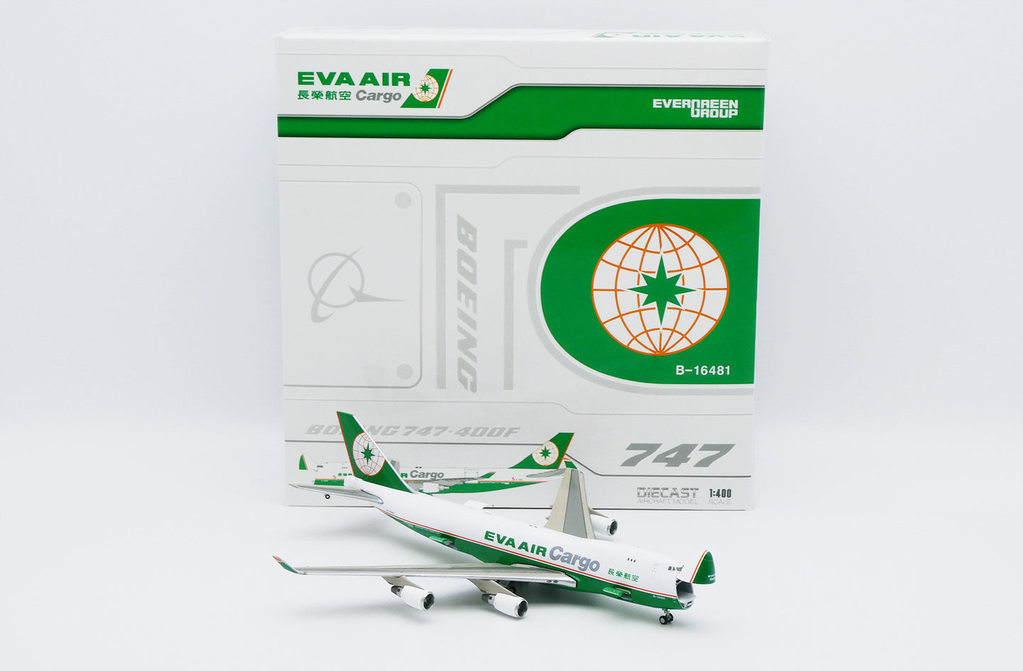 JC WINGS B747-400F EVA AIR CARGO (INTERACTIVE SERIES) REG: B-16481