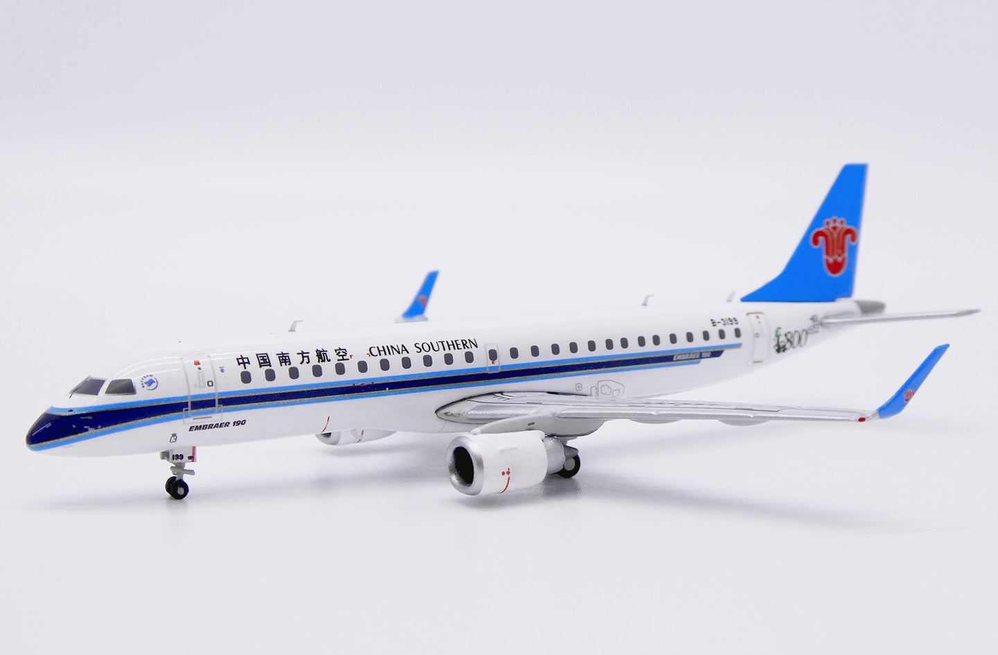 JC WINGS ERJ-190LR CHINA SOUTHERN AIRLINES "800TH E-JET" REG: B-3199