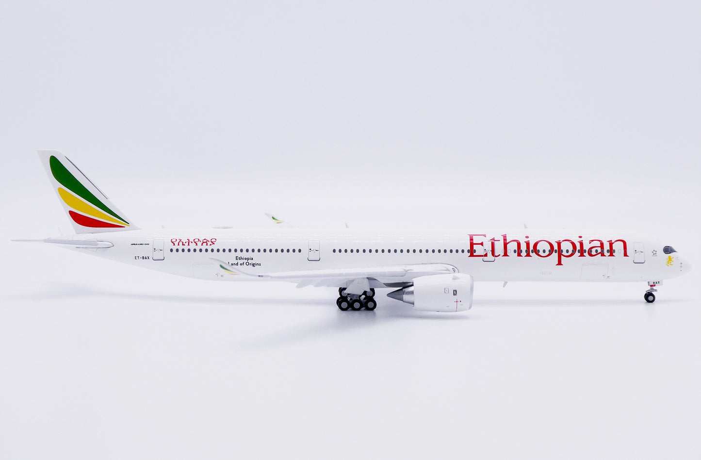 JC WINGS A350-1000XWB ETHIOPIAN AIRLINES (FLAPS DOWN) REG: ET-BAX