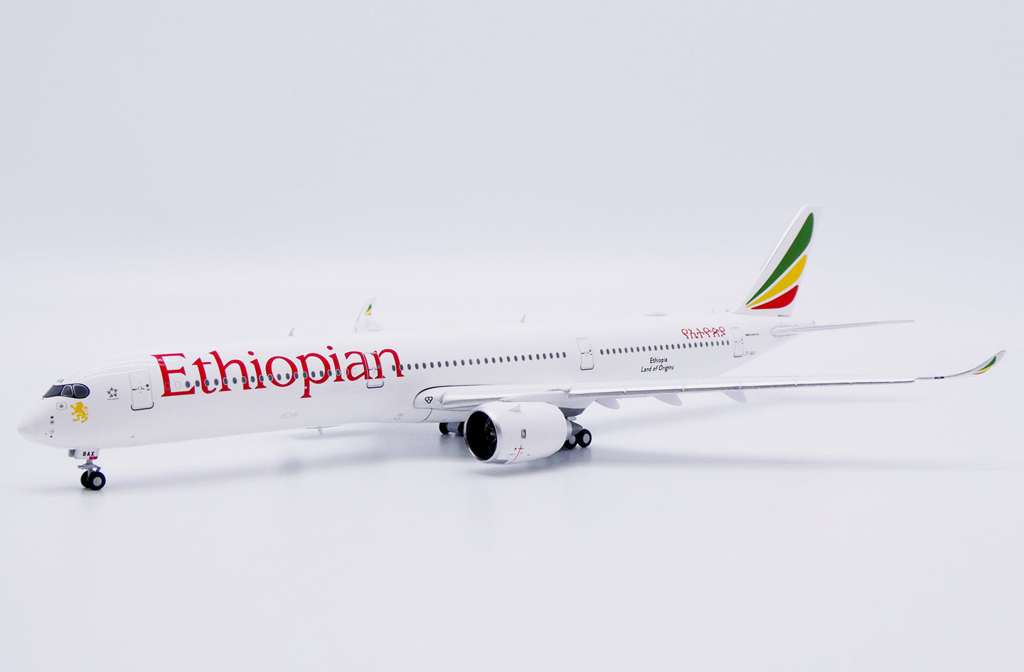 JC WINGS A350-1000XWB ETHIOPIAN AIRLINES (FLAPS DOWN) REG: ET-BAX