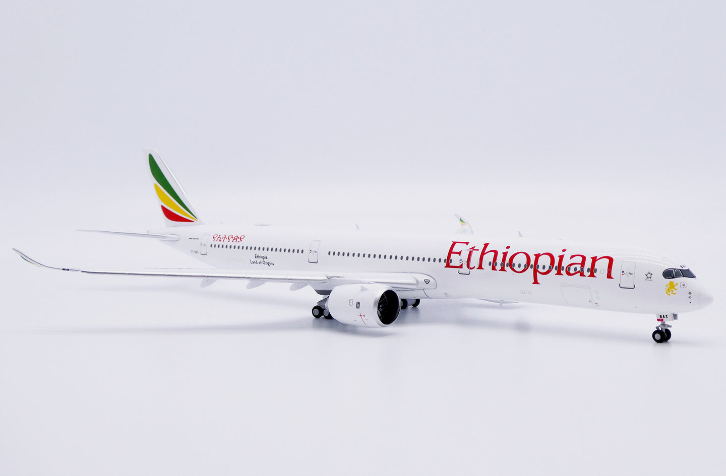 JC WINGS A350-1000XWB ETHIOPIAN AIRLINES (FLAPS DOWN) REG: ET-BAX