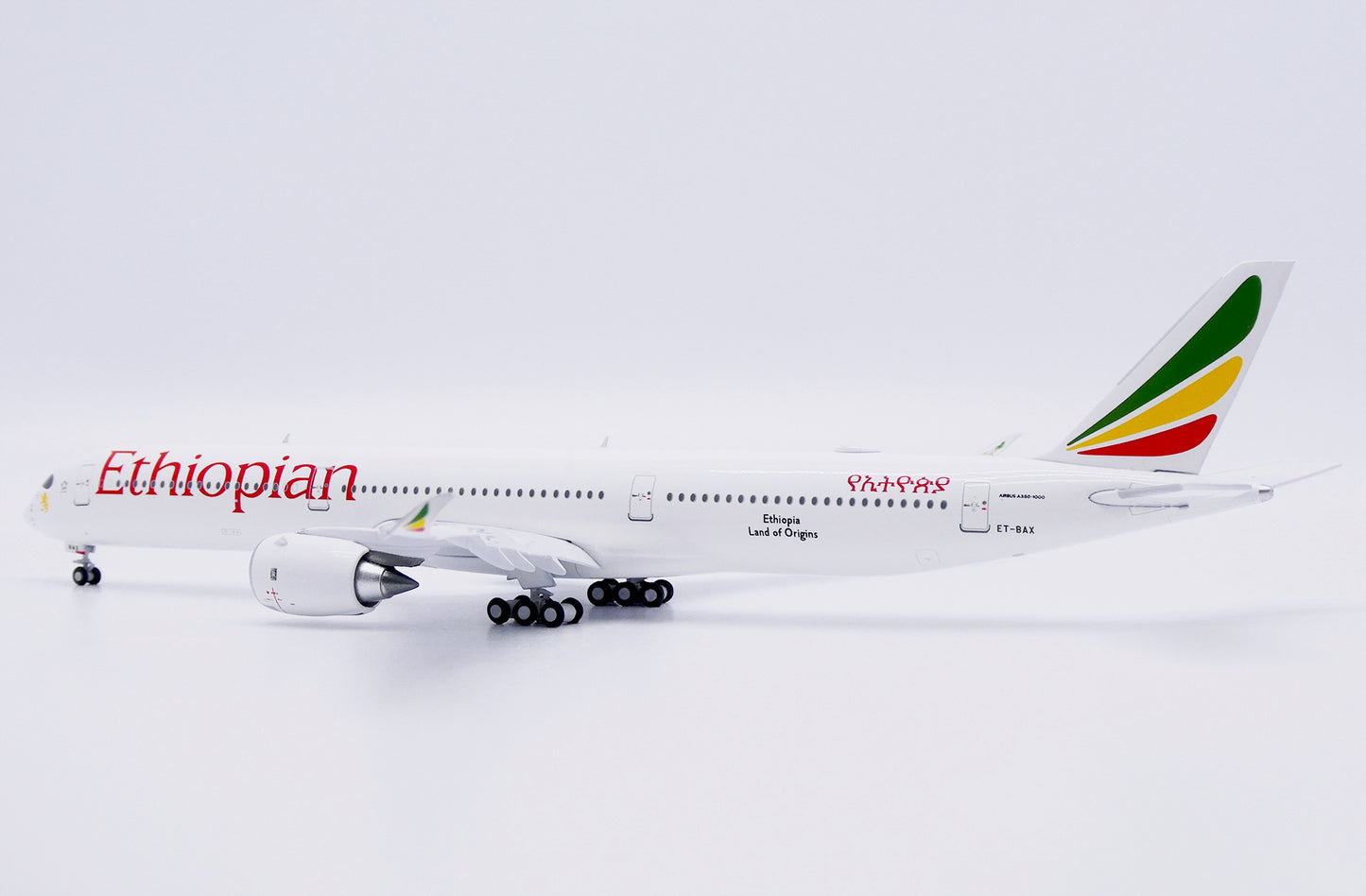 JC WINGS A350-1000XWB ETHIOPIAN AIRLINES (FLAPS DOWN) REG: ET-BAX