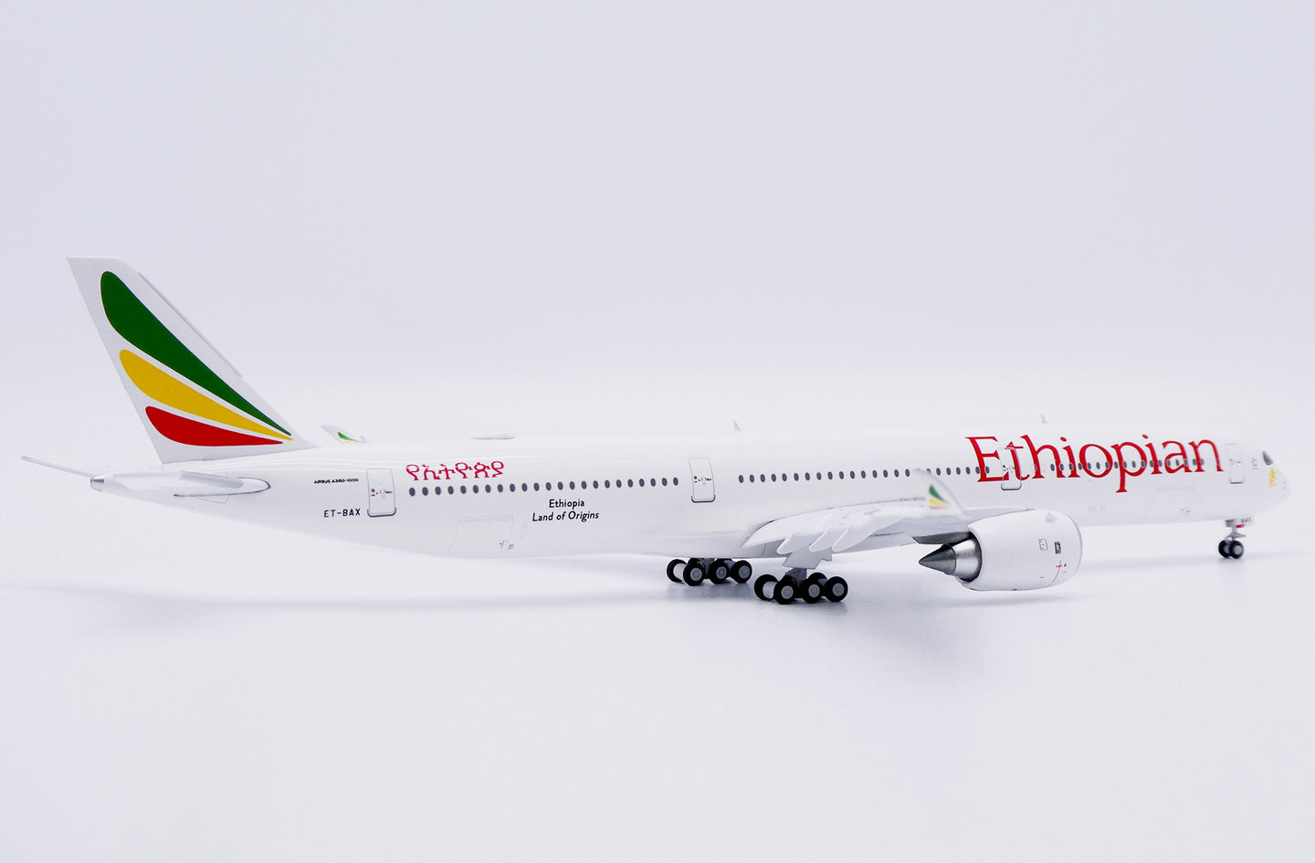 JC WINGS A350-1000XWB ETHIOPIAN AIRLINES (FLAPS DOWN) REG: ET-BAX