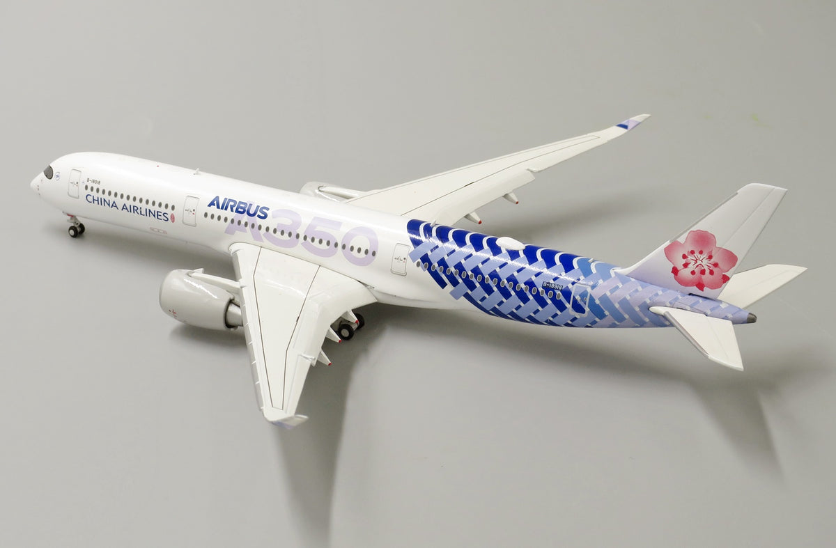 JC WINGS A350-900XWB CHINA AIRLINES "CARBON FIBER" (FLAPS DOWN) REG: B-18918