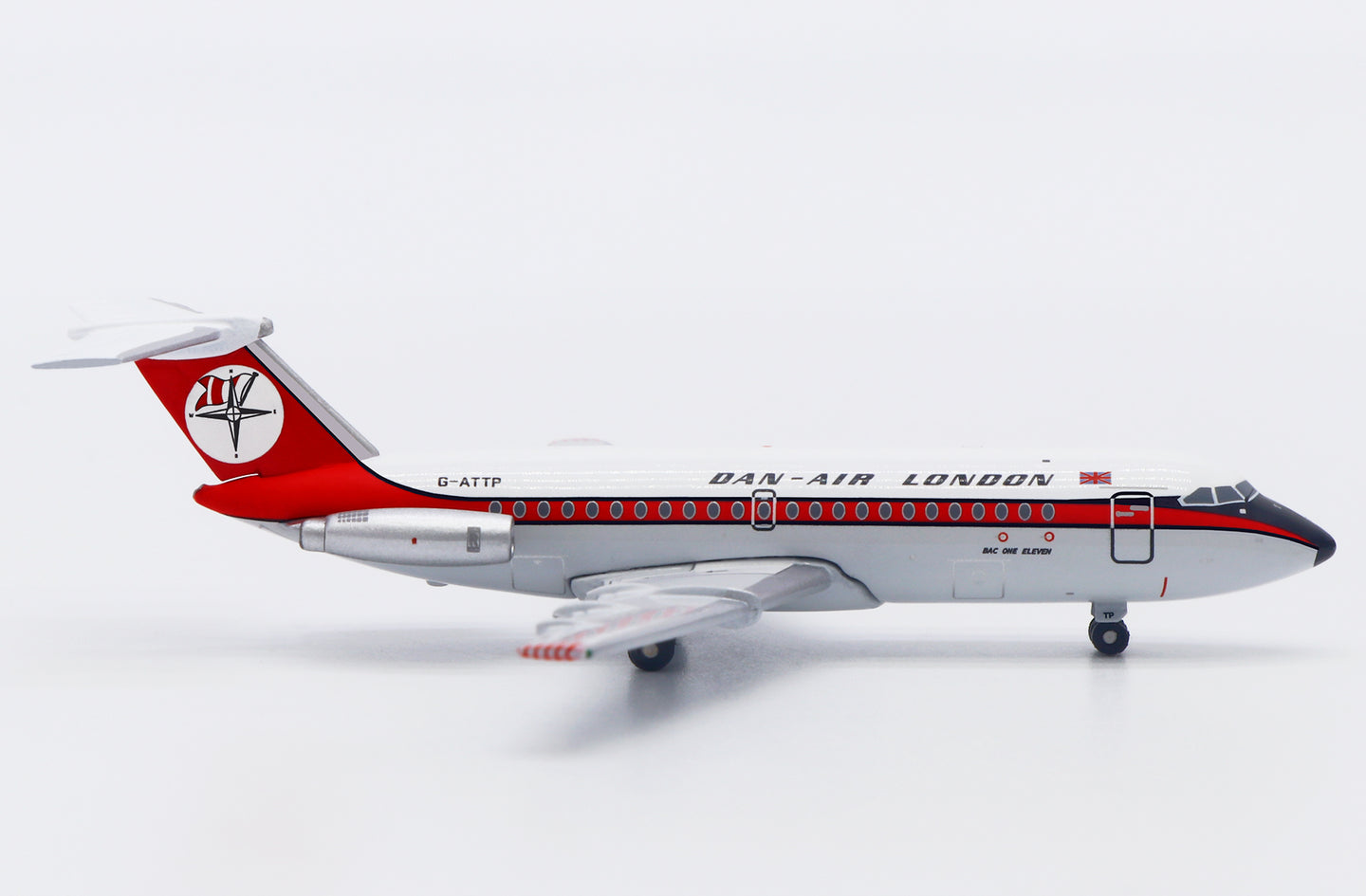 JC WINGS BAC 111-207AJ ONE-ELEVEN DAN-AIR LONDON REG: G-ATTP
