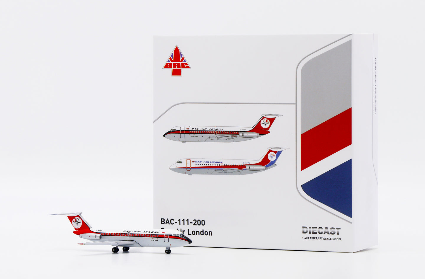JC WINGS BAC 111-207AJ ONE-ELEVEN DAN-AIR LONDON REG: G-ATTP
