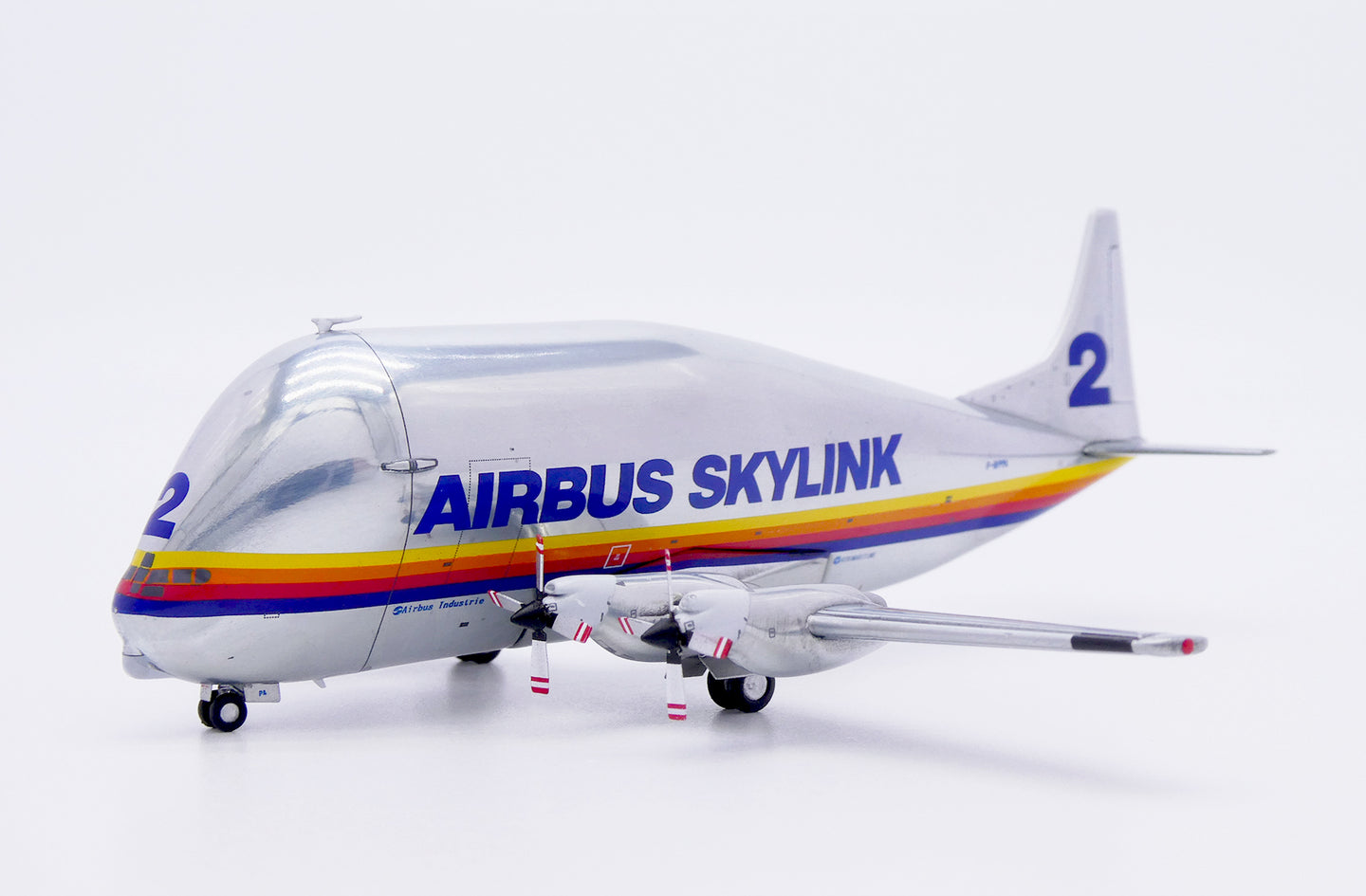 JC WINGS SKYLINK AERO SPACELINES 337SGT SUPER GUPPY TURBINE (POLISHED) REG: F-BPPA