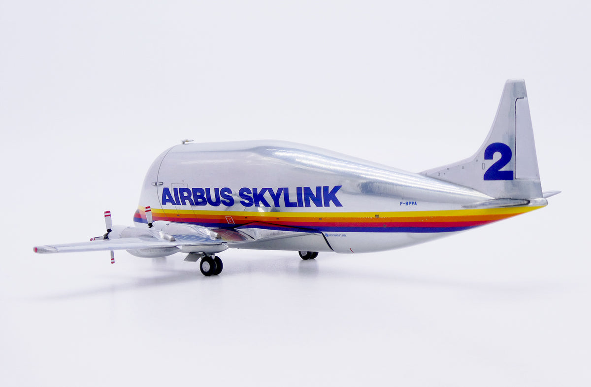 JC WINGS SKYLINK AERO SPACELINES 337SGT SUPER GUPPY TURBINE (POLISHED) REG: F-BPPA