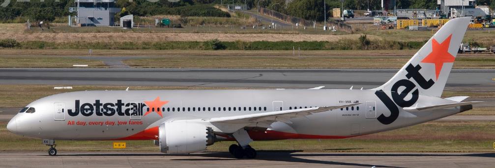 JC WINGS B787-8 DREAMLINER JETSTAR AIRWAYS REG: VH-VKK