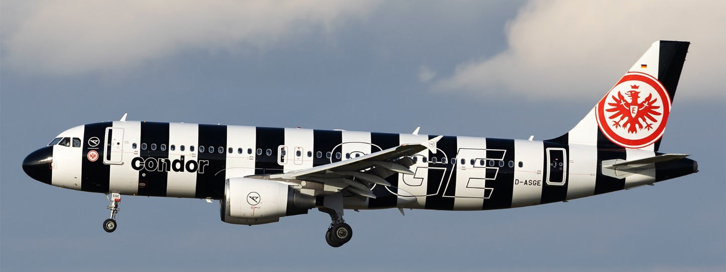 JC WINGS A320 CONDOR EINTRACHT FRANKFURT REG: D-ASG