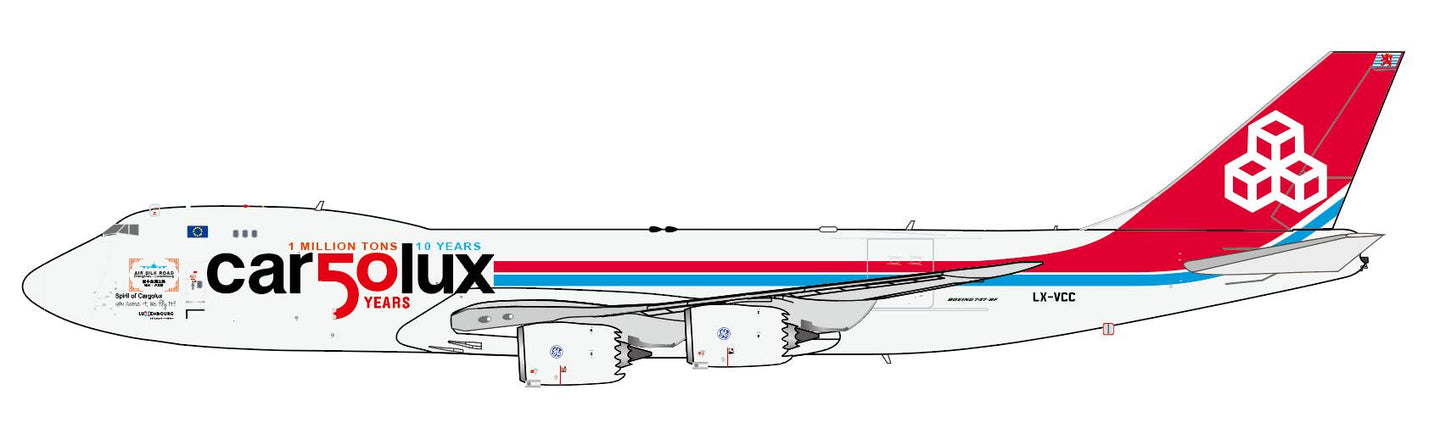 JC WINGS B747-8F CARGOLUX "CAR50LUX AIR SILK ROAD" REG: LX-VCC