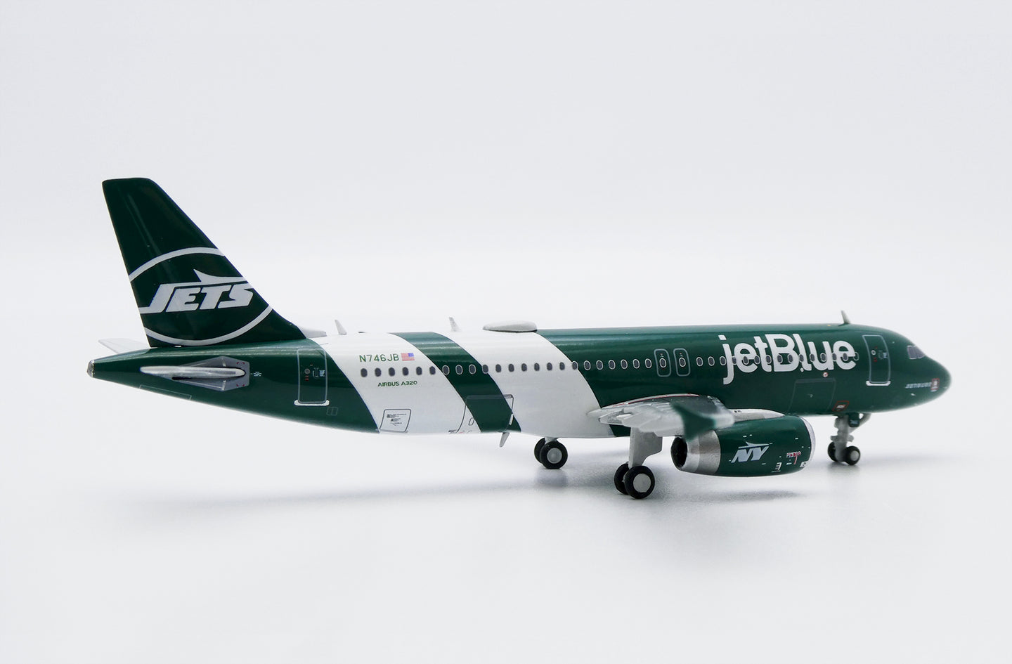 JC WINGS A320 JETBLUE 'NEW YORK JETS' REG: N746JB