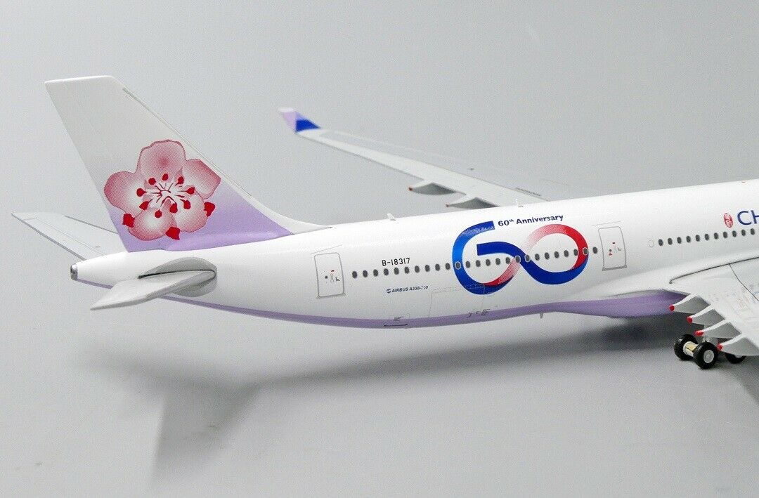 JC WINGS A330-300 CHINA AIRLINES 60TH ANNIVERSARY REG: B-18317