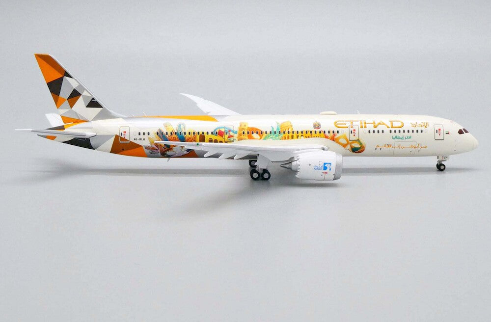 JC WINGS B787-9 DREAMLINER ETIHAD AIRWAYS (FLAPS DOWN) REG: A6-BLH