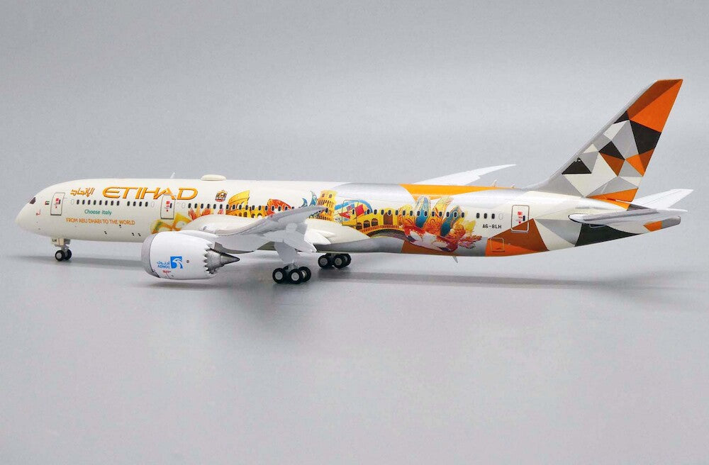 JC WINGS B787-9 DREAMLINER ETIHAD AIRWAYS (FLAPS DOWN) REG: A6-BLH