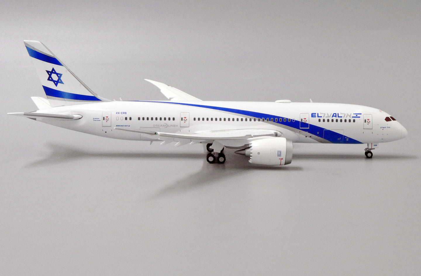 JC WINGS B787-8 DREAMLINER EL AL ISRAEL AIRLINES (FLAPS DOWN) REG: 4X-ERB