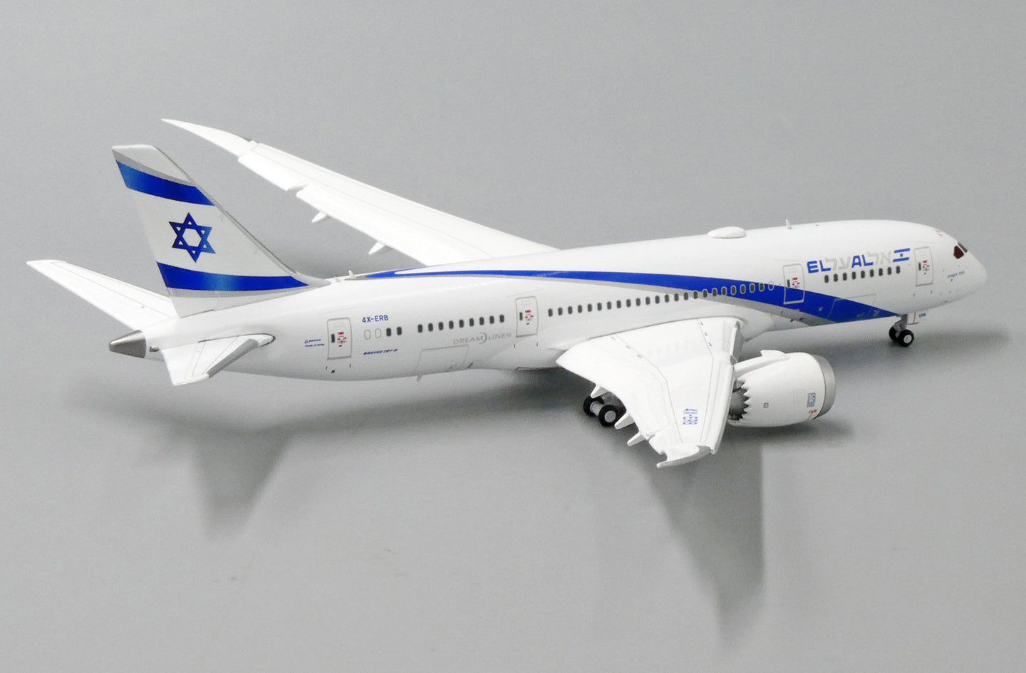 JC WINGS B787-8 DREAMLINER EL AL ISRAEL AIRLINES (FLAPS DOWN) REG: 4X-ERB