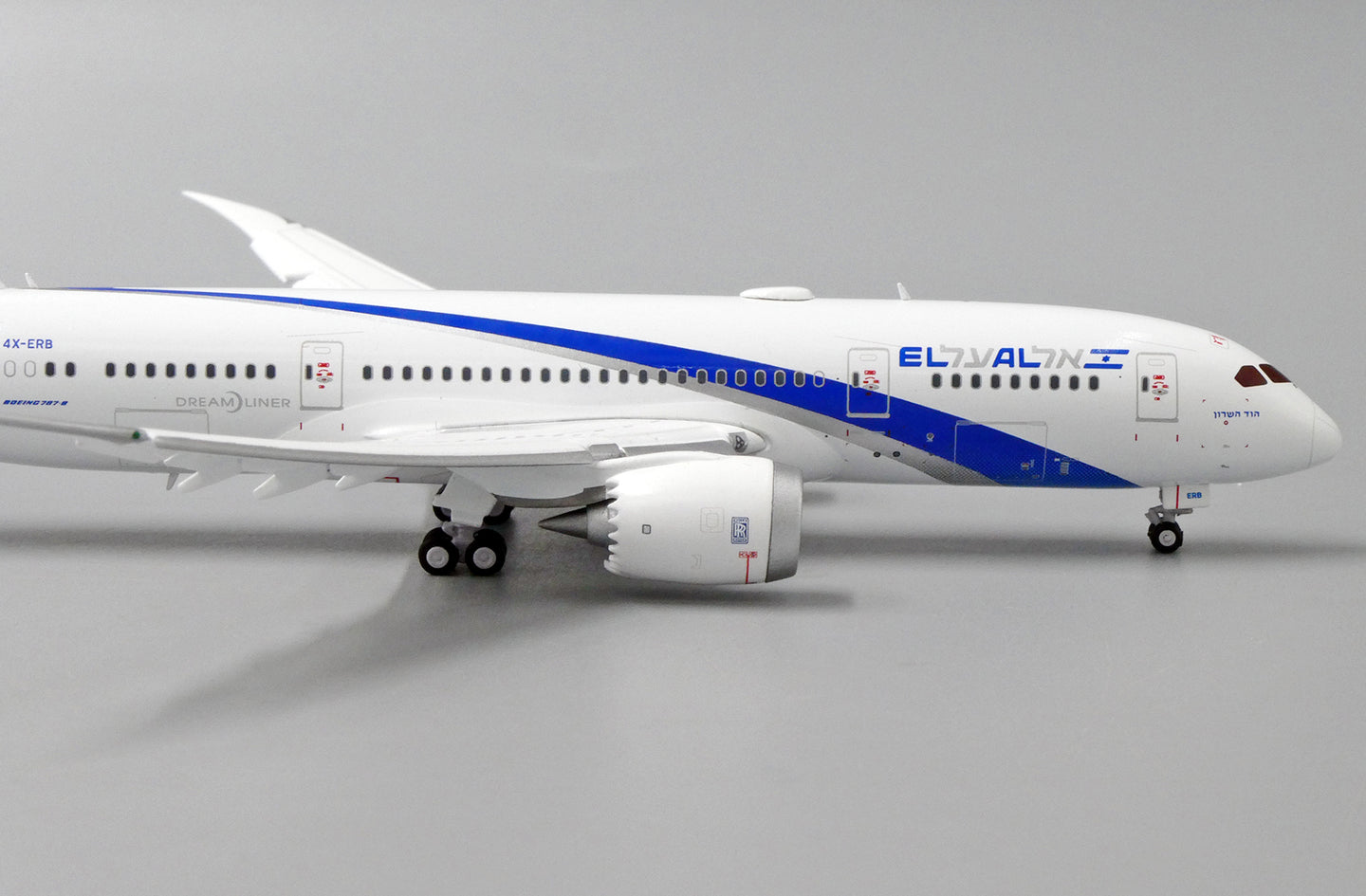 JC WINGS B787-8 DREAMLINER EL AL ISRAEL AIRLINES (FLAPS DOWN) REG: 4X-ERB