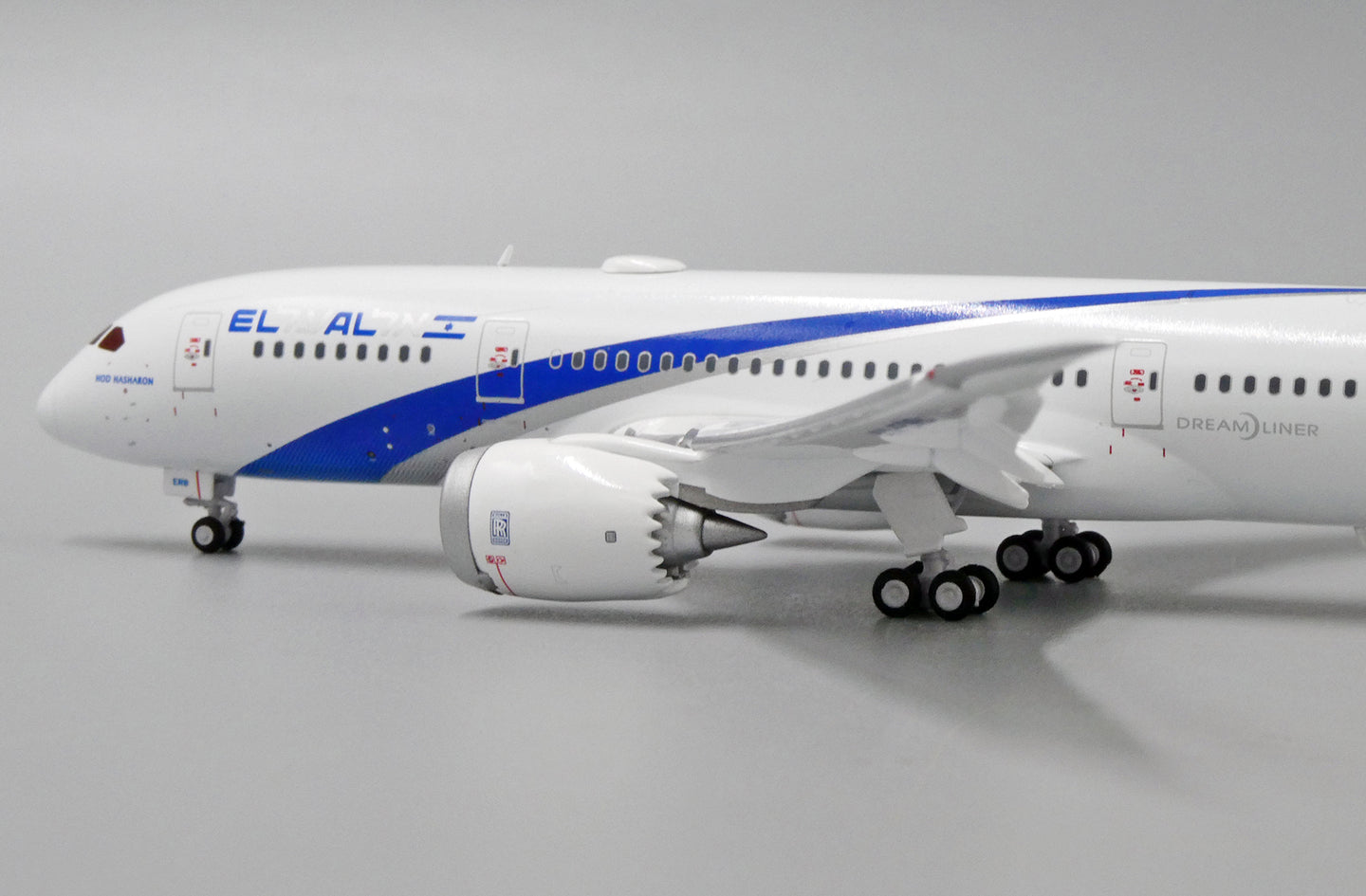 JC WINGS B787-8 DREAMLINER EL AL ISRAEL AIRLINES (FLAPS DOWN) REG: 4X-ERB