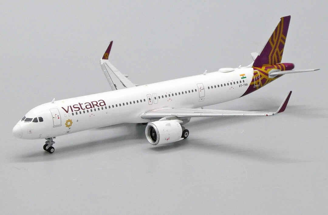 JCWINGS AIRBUS A321NEO VISTARA REG: VT-TVA