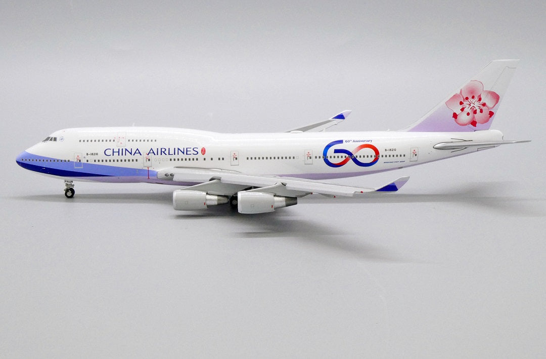 JC WINGS B747-400 CHINA AIRLINES "60TH ANNIVERSARY" (FLAP DOWN) REG: B-18210