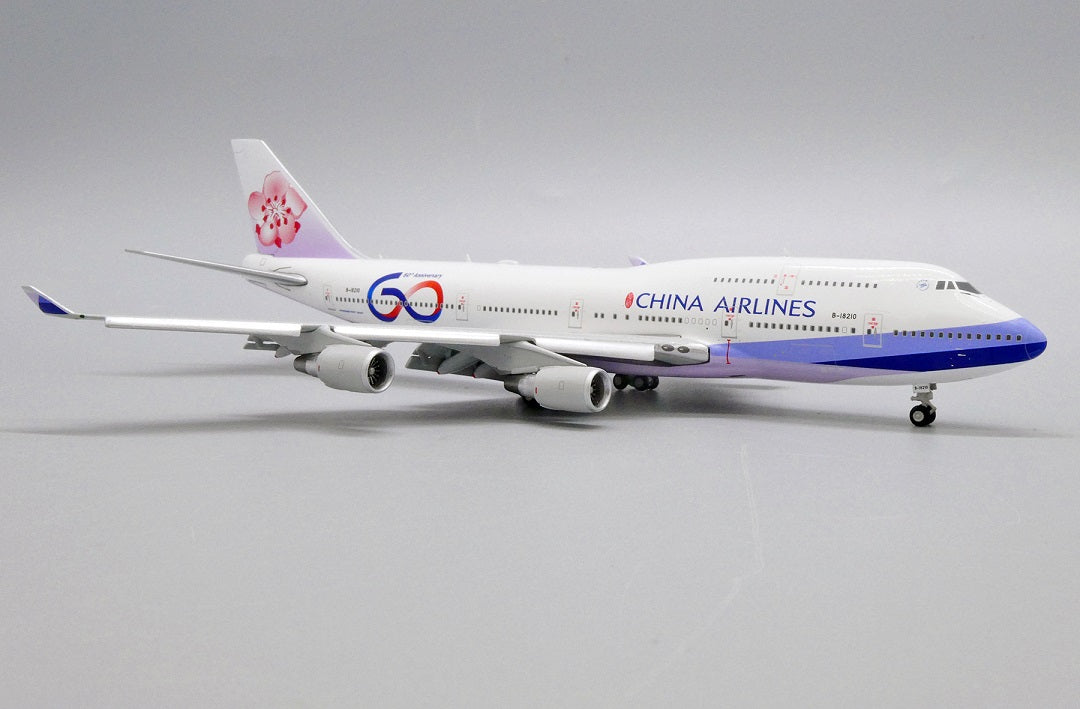 JC WINGS B747-400 CHINA AIRLINES "60TH ANNIVERSARY" (FLAP DOWN) REG: B-18210