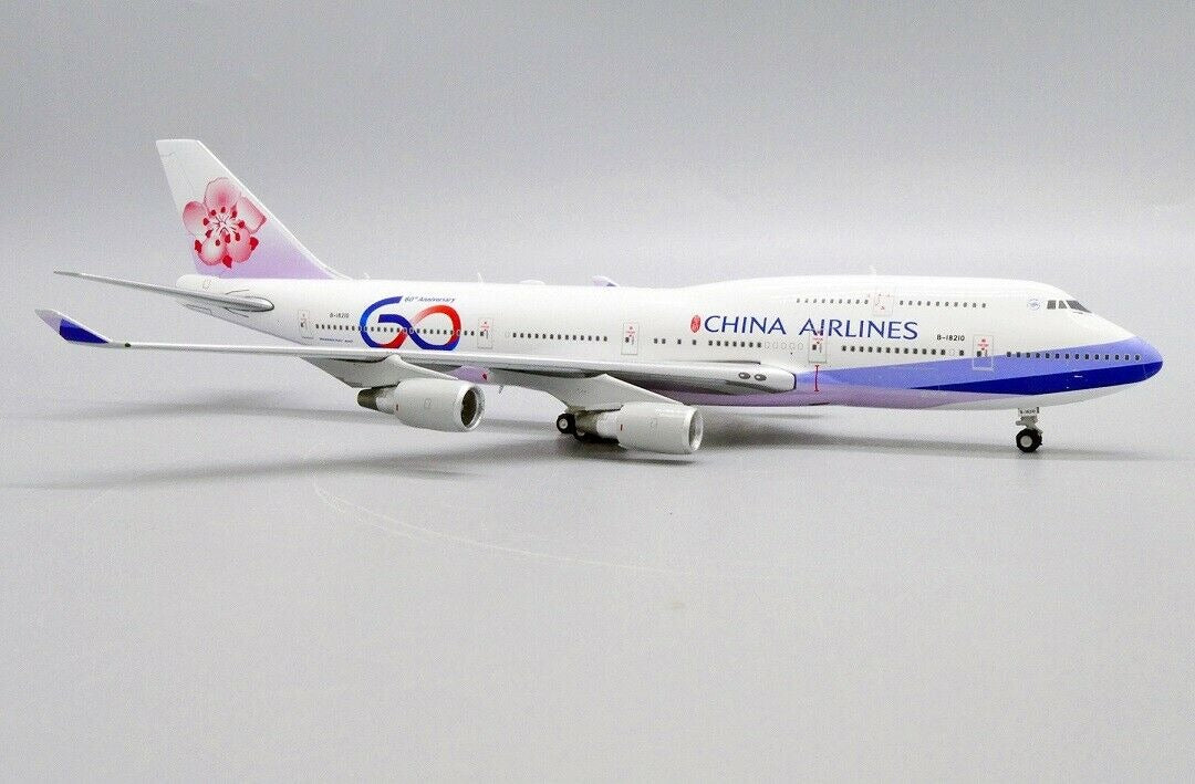 JC WINGS B747-400 CHINA AIRLINES "60TH ANNIVERSARY" REG: B-18210