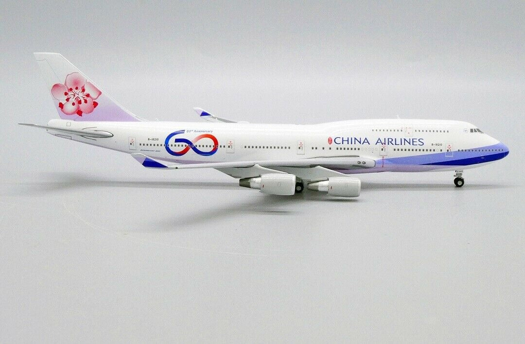 JC WINGS B747-400 CHINA AIRLINES "60TH ANNIVERSARY" REG: B-18210