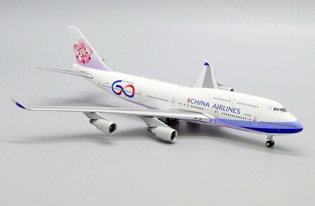 JC WINGS B747-400 CHINA AIRLINES "60TH ANNIVERSARY" REG: B-18210