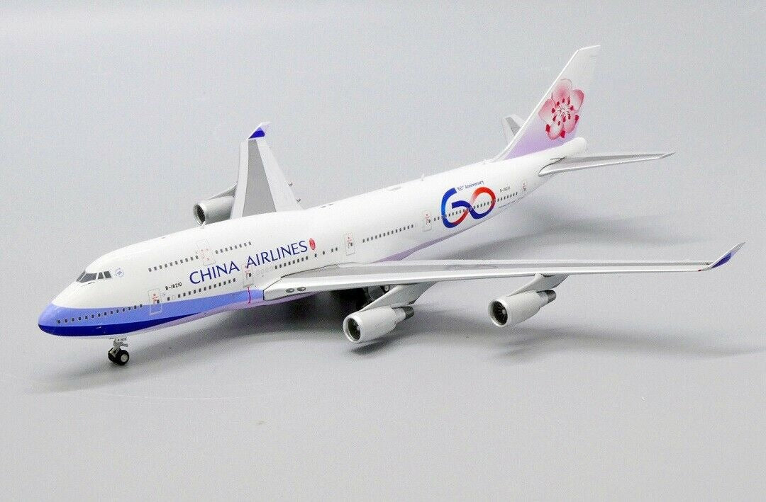 JC WINGS B747-400 CHINA AIRLINES "60TH ANNIVERSARY" REG: B-18210