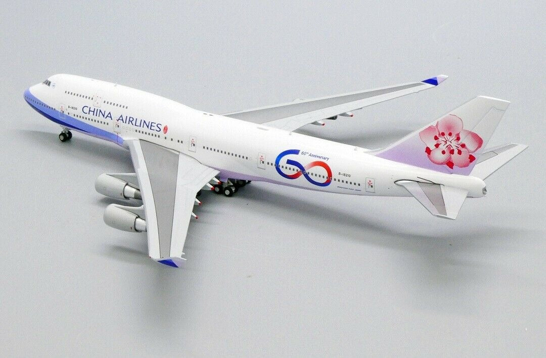 JC WINGS B747-400 CHINA AIRLINES "60TH ANNIVERSARY" REG: B-18210